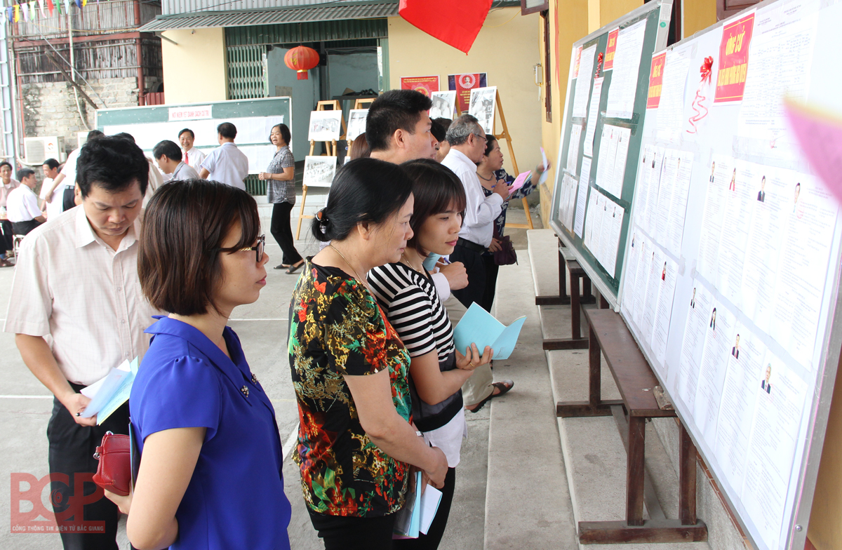 Việt Yên: Công bố 08 đơn vị bầu cử