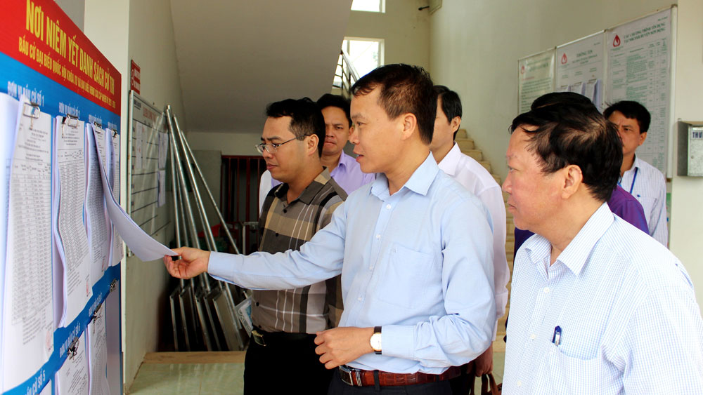 Giám sát công tác bầu cử ĐBQH và đại biểu HĐND tại huyện Sơn Động