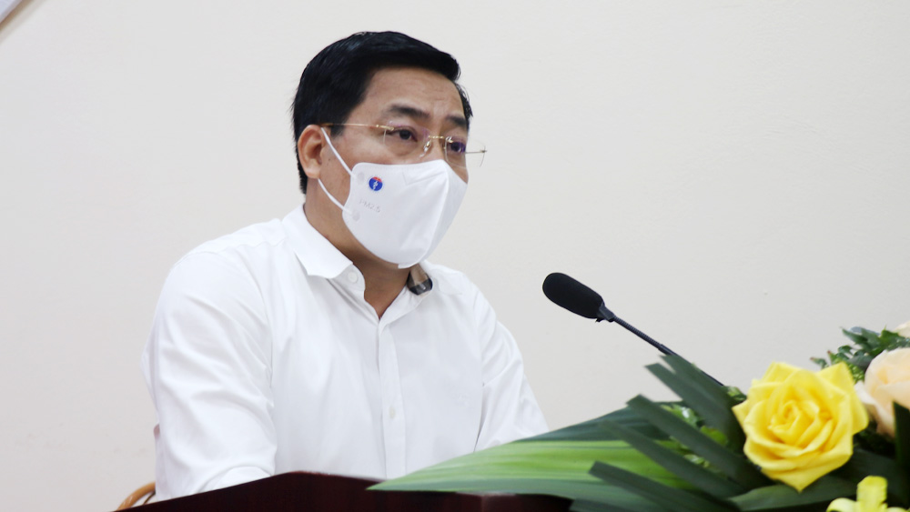 Bí thư Tỉnh ủy Dương Văn Thái tiếp xúc cử tri, vận động bầu cử tại TP Bắc Giang